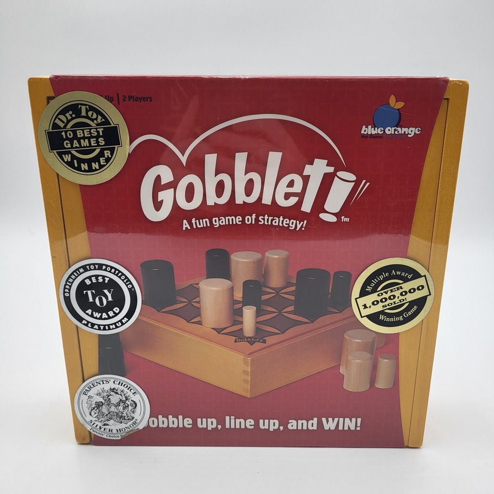 Gobblet! A Fun Game of Strategy Board Game Wooden Box Ages 7+‎ new sealed